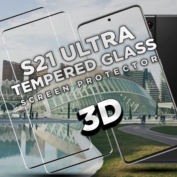 2-Pack Samsung Galaxy S21 Ultra - Härdat Glas 9H-Super Kvalitet
