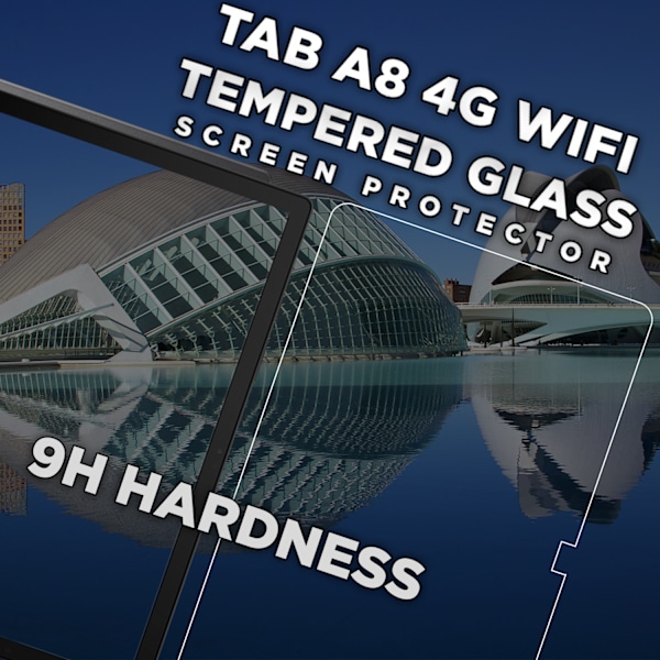 Samsung Galaxy Tab A8 4G - Härdat glas 9H - Super Kvalitet