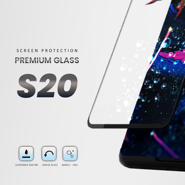 1-Pack SAMSUNG GALAXY S20 Skærmbeskyttelse - Hærdet Glas 9H - Super kvalitet 3D