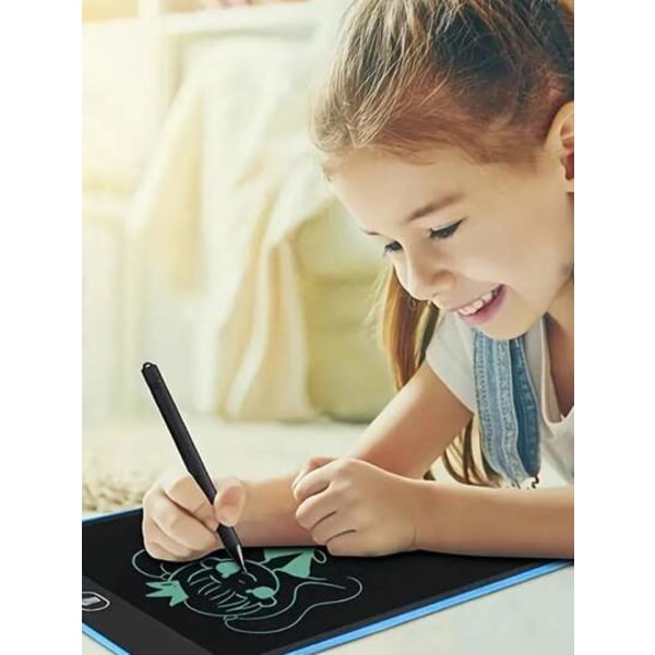 Kreativ LCD-skrivplatta för barn - 8.5-tums digital tavla med penna Lila