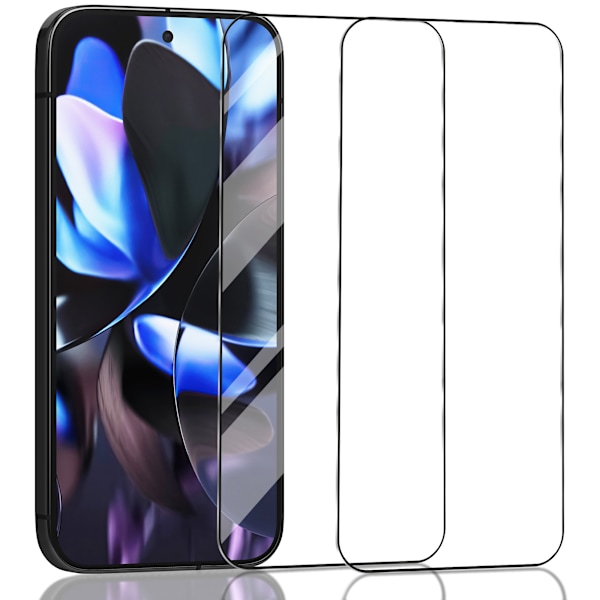 2-Pack GOOGLE PIXEL 9 PRO XL Skærmbeskyttelse - Hærdet Glas 9H - Super kvalitet 3D