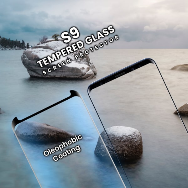 Samsung Galaxy S9 - Härdat glas 9H -Super kvalitet 3D Skärmskydd