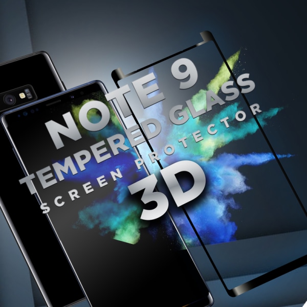 Samsung Galaxy Note 9 - Härdat glas 9H - Super kvalitet 3D