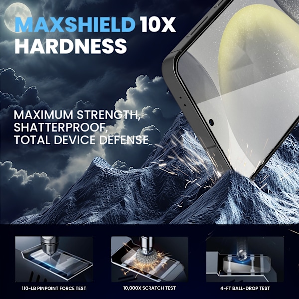 1-Pack SAMSUNG S24 Skærmbeskyttelse & 1-Pack linsebeskyttelse - Hærdet Glas 9H - Super kvalitet 3D
