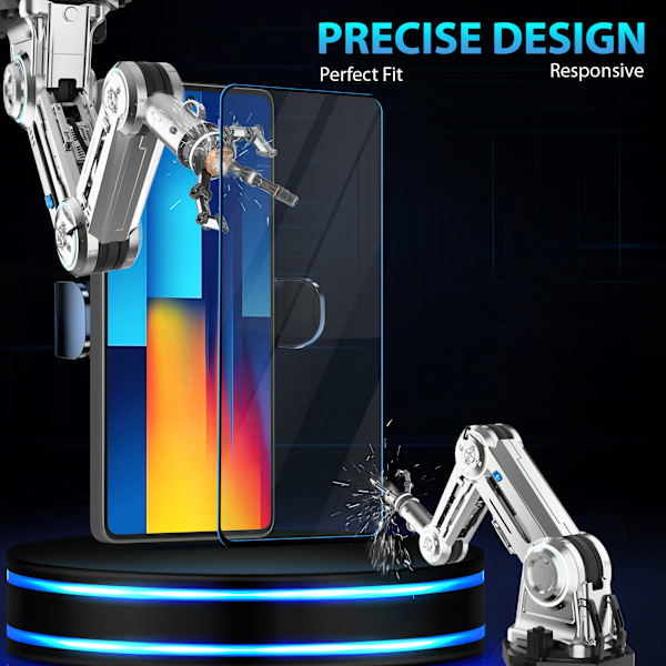2-Pack Xiaomi Poco M6 Pro Skærmbeskyttelse - Hærdet Glas 9H - Super kvalitet 3D