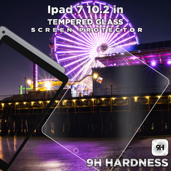 Apple Ipad 7 (10.2 Inch) - Härdat Glas 9H - Super Kvalitet Skärmskydd
