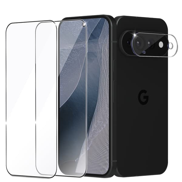 2-Pack Google Pixel 11 Pro Skärmskydd & 1-Pack linsskydd - Härdat Glas 9H - Super kvalitet 3D