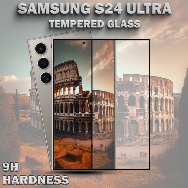 1-Pack SAMSUNG S24 ULTRA Skärmskydd - Härdat Glas 9H - Super kvalitet 3D