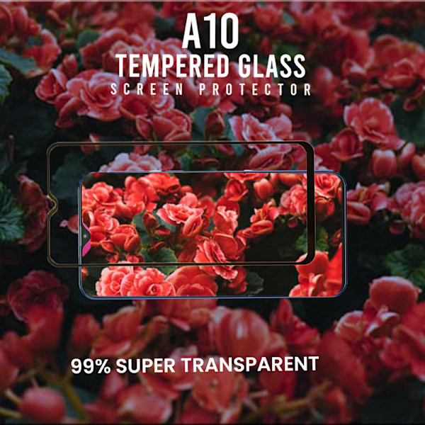 Samsung Galaxy A10 - Härdat Glas 9H-Super Kvalitet 3D Skärmskydd