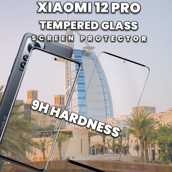 Xiaomi 12 PRO - Härdat glas 9H-Super kvalitet 3D Skärmskydd