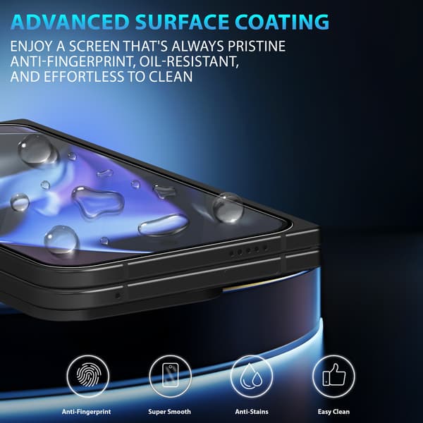 2-Pack Google Pixel 9 Pro Fold Skærmbeskyttelse - Hærdet Glas 9H - Super kvalitet 3D