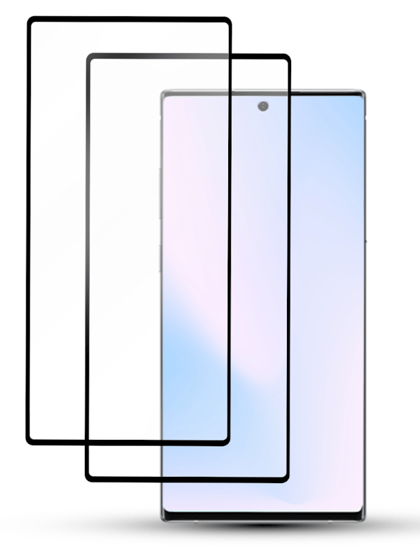 2-Pack Samsung NOTE 10 PLUS 5G Skärmskydd - Härdat Glas 9H - Super kvalitet 3D