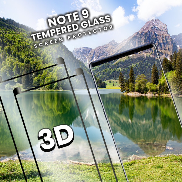 2-Pack Samsung Galaxy Note 9 - Härdat glas 9H-Super kvalitet 3D