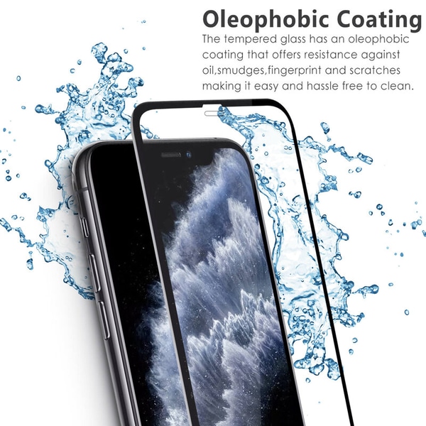 iPhone 11 Pro Max/XS Max - Härdat Glas 9H - Super Kvalitet 3D