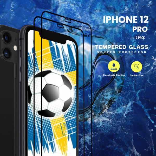 2-Pack Iphone 12 Pro - 9H Härdat Glass - Top Kvalitet – HD