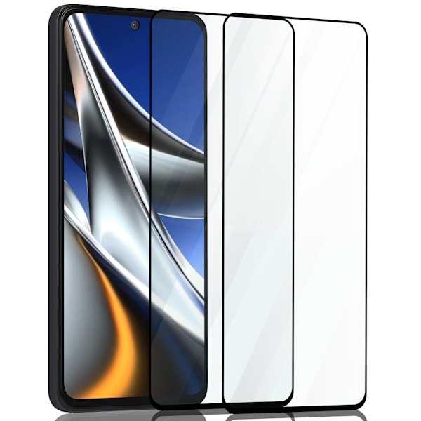 2-Pack Xiaomi Poco X4 Pro Näytönsuoja - Karkaistu Lasi 9H - Super laatu 3D