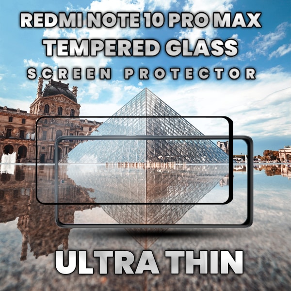 Xiaomi Redmi Note 10 Pro Max - Härdat Glas 9H - Super kvalitet 3D