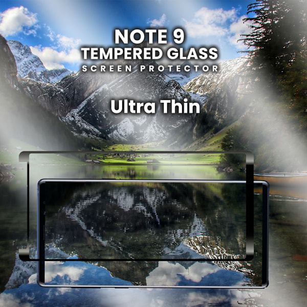 1-Pack SAMSUNG GALAXY NOTE 9 Näytönsuoja - Karkaistu Lasi 9H - Super laatu 3D