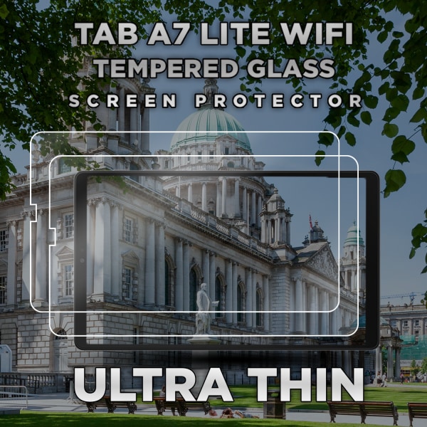 2-Pack Samsung Galaxy Tab A7 Lite WiFi - Härdat Glas 9H - Super Kvalitet Skärmskydd