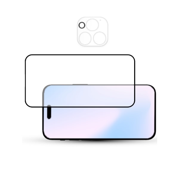 1-Pack IPHONE 14 PRO MAX Skærmbeskyttelse - Hærdet Glas 9H - Super kvalitet 3D