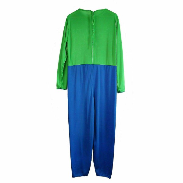 kuin Adult Super ario ja Luigi Fancy Dress Plumber Bros Halloween -asu Green Luigi M