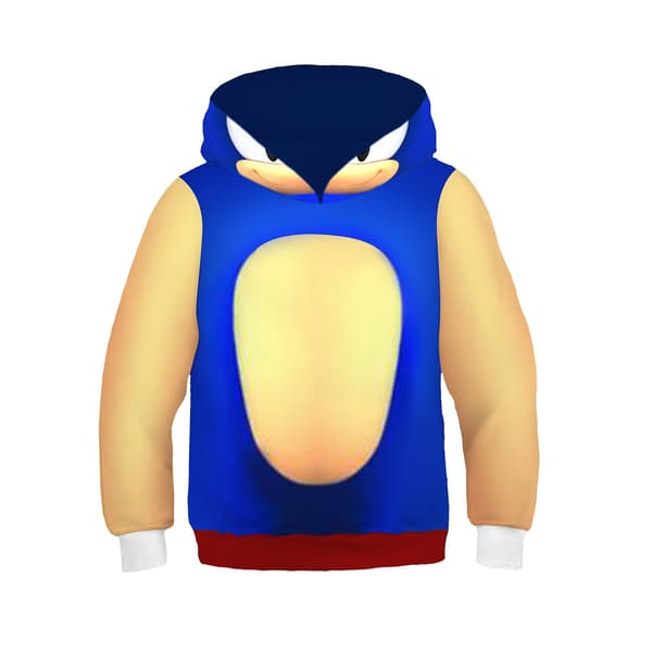 Sonic Game Sweater 3d Anime Cosplay Barntröja-a W M
