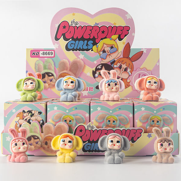 Labu Bu Bubble Mar docka blind box 12 styck Little policewoman crying baby