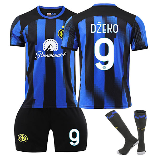 2324 Inter Milan Hjemme nr. 10 Lautaro 9 Zeco 23 Barrera 90 Lukaku Fotballdrakt og sportsklær 22