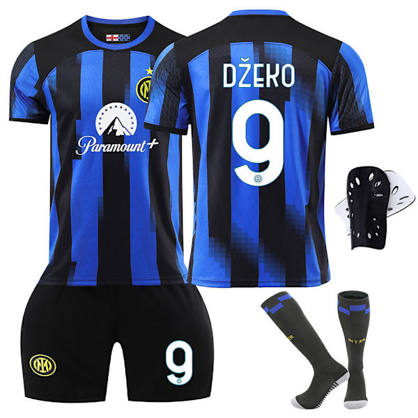 2324 Inter Milan Hjemme nr. 10 Lautaro 9 Zeco 23 Barrera 90 Lukaku Fotballdrakt og sportsklær 22