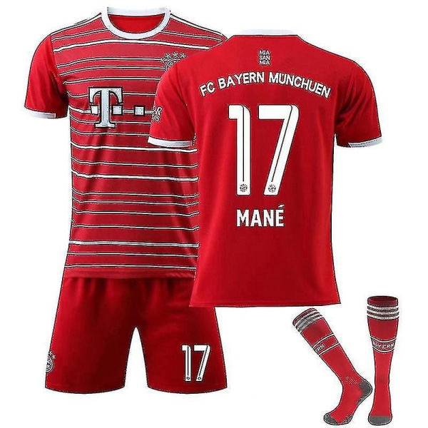 Mane Home Jersey, Away Jersey Mane 17 2223 Home Kids 22(120-130CM)