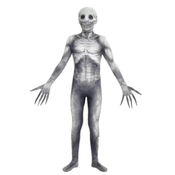 The Rake Monster Urban Legend Kids Halloween Fancy Dress Cosplay Kostume White 170cm