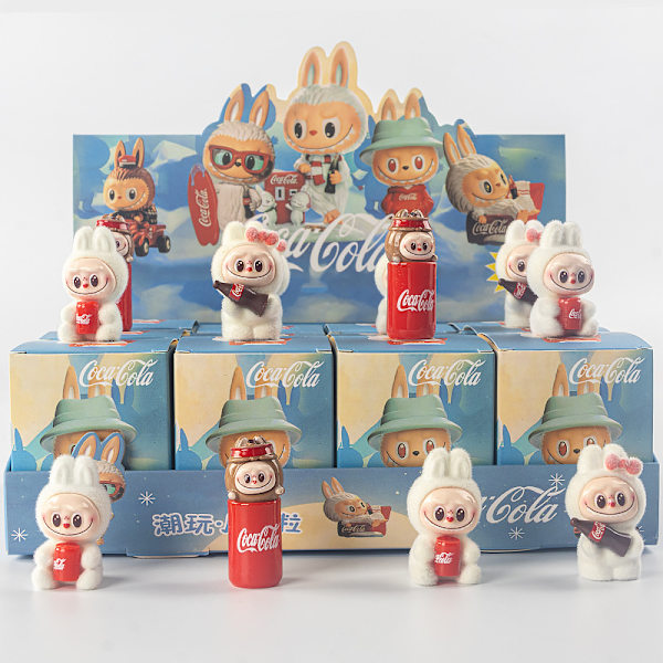 Labu Bu Bubble Mar docka blind box 12 stycken Glacier Labubu