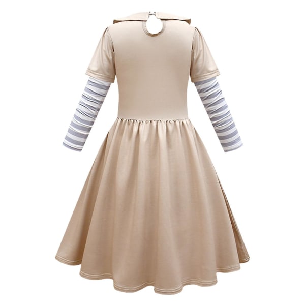 M3gan Cosplay Kostymklänningar Barn Flickor Ai Doll Machine Megan B 120cm 160cm