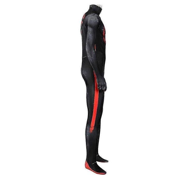 Spiderman Miles Morales Jumpsuit Kostym Cosplay Kostym Bildfärg 130