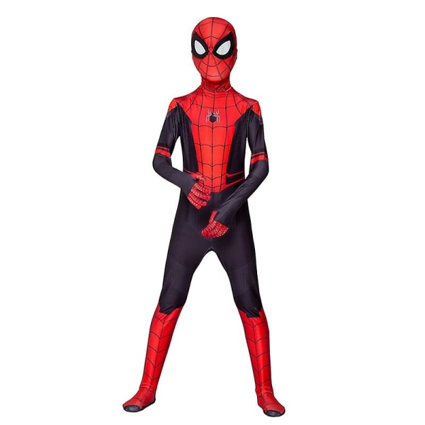 Spiderman Cosplay Superhjältedräkt Barn Vuxen Bodysuit CNMR . Far From Home 100 Kids (90-100cm)