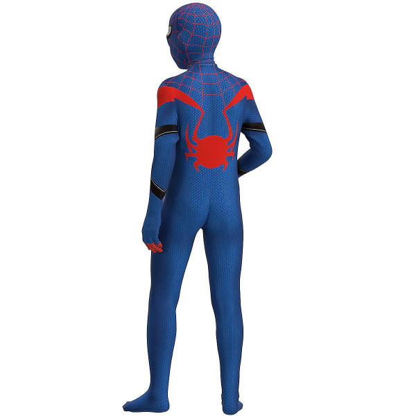 Spider-man Animeret Kostume Cosplay Kostume Fest Jumpsuit Monteret Børnetøj Spiderman Ansigtsmaling 170cm