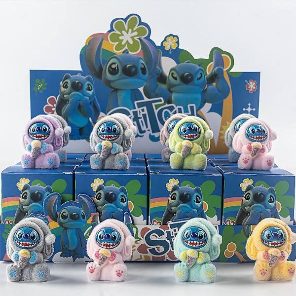 Labu Bu Bubble Mar docka blind box 12 stycken Stitch
