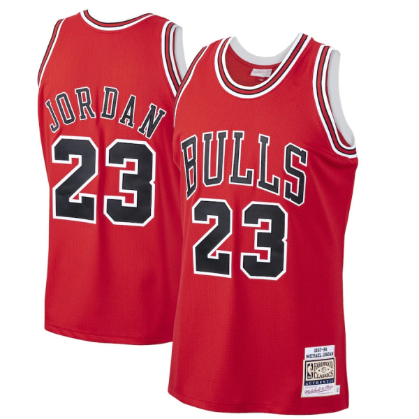 Mænd #23 Michael Jordan Chicago Bulls retrotrøje XL