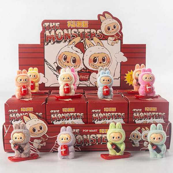 Labu Bu Bubble Mar docka blind box 12 stycken Cola Labubu