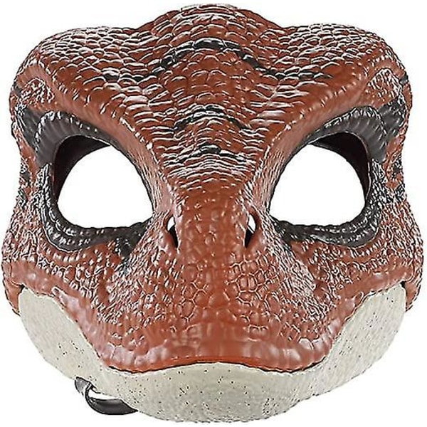 Halloween Party osplay Mask Simulering Jurassic Dinosaur Mask B C