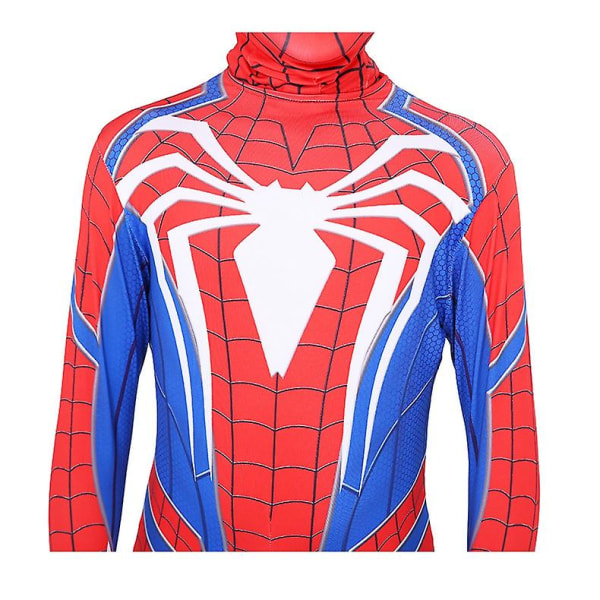 Spiderman Cosplay Velocity Suit Kostym Superhjälte Barn Vuxen Bodysuit . 160 Adults (150-160cm)