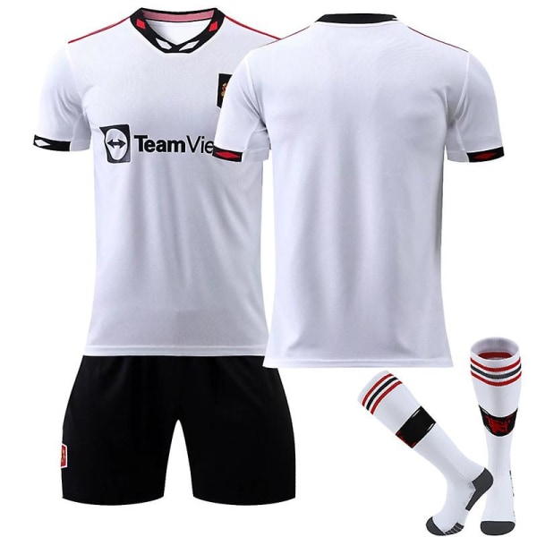 Ny sesong 22-23 Manchester United fotballdrakt borte Unnumbered Kids 26(140-150CM)
