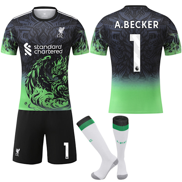 2025-2026 Liverpool Special Anniversary Edition Grön Fotbollströja No.1 A.BECKER M
