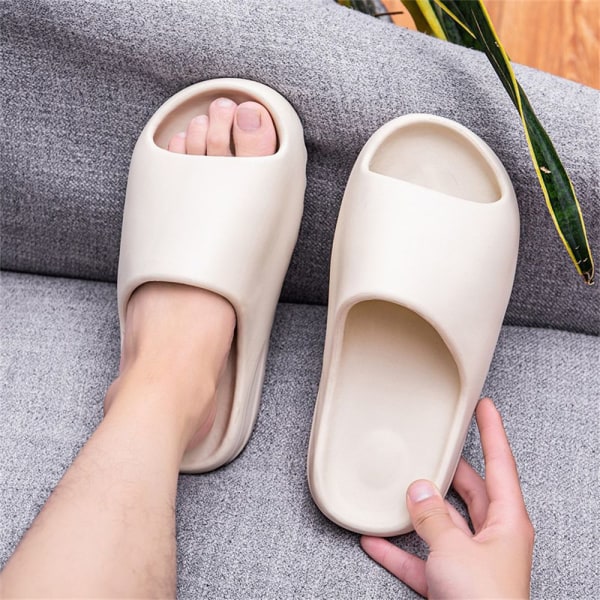 Pude Slides Sandaler Ultra-bløde hjemmesko white 42-43