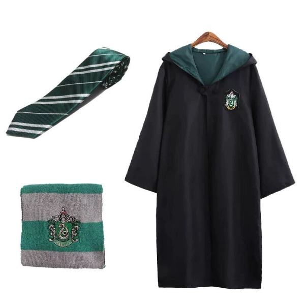 Harry Potter Cosplay -asu Unisex Aikuisten/Lasten Gryffindor Korpinkynsi Ro V Korpinkynsi Aikuinen S Slytherin 135