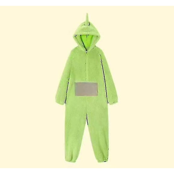 Unisex Teletubbies Kostymer Disi Onesies ala Cosplay Pyjamas Vuxen Pyjamas V Green L