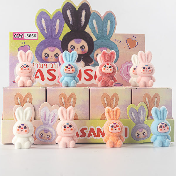 Labu Bu Bubble Mar docka blind box 12 styck Cute bunny 2