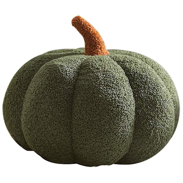 Halloween Pumpkin Pehmuste, Pumpkin Pehmo Tyyny Fleece Täytetyt Kurpitsat Koriste Halloween Pumpkins Throw Tyyny sohvalle, Pehmeä Halloween Pumpkin green 11.8*7.87in