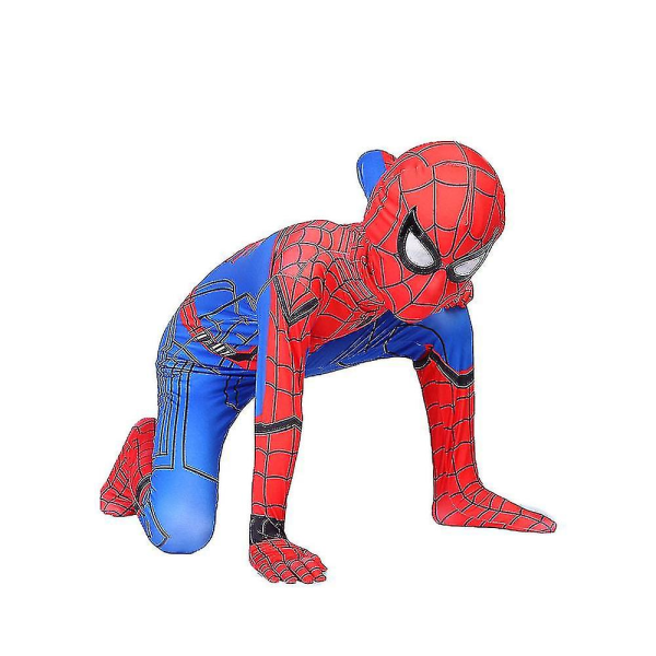 Lasten Spiderman Cosplay -asu Far From Home Spiderman -asu Halloween Cosplay -asu bluered 150cm