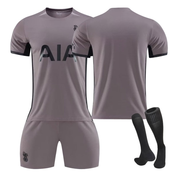 23-24 nya Tottenham borta träningsdräkt tröja sportkläder no number 18